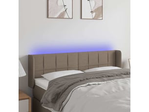 Tete de lit A poser largeur 147 cm   taupe