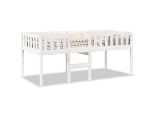 Lit simple 90x190 cm    coloris blanc