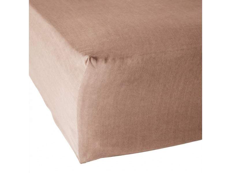  Drap housse 90x190+30 cm lyocell gabrielle blush PD24895 - Conforama A