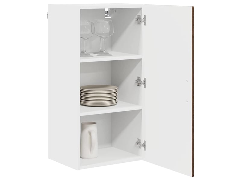  Meuble mural de cuisine | armoire de cuisine chêne brun 40x31x80cm shl8583  - Conforama C
