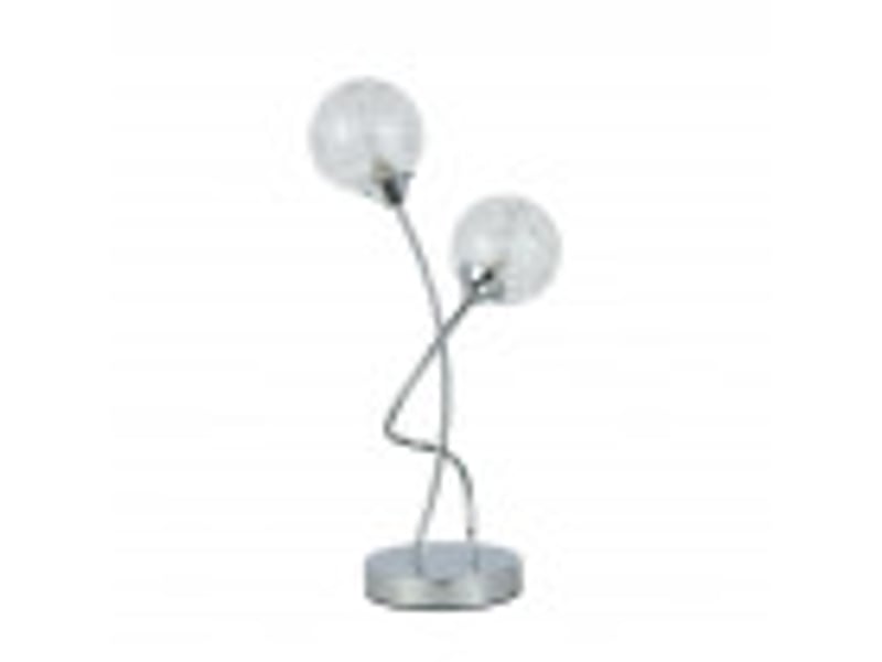  Lampe à poser fabrilamp rio de janeiro g9 coloris chromé 45 x 24 x 14 cm 154172020 - Conforama B