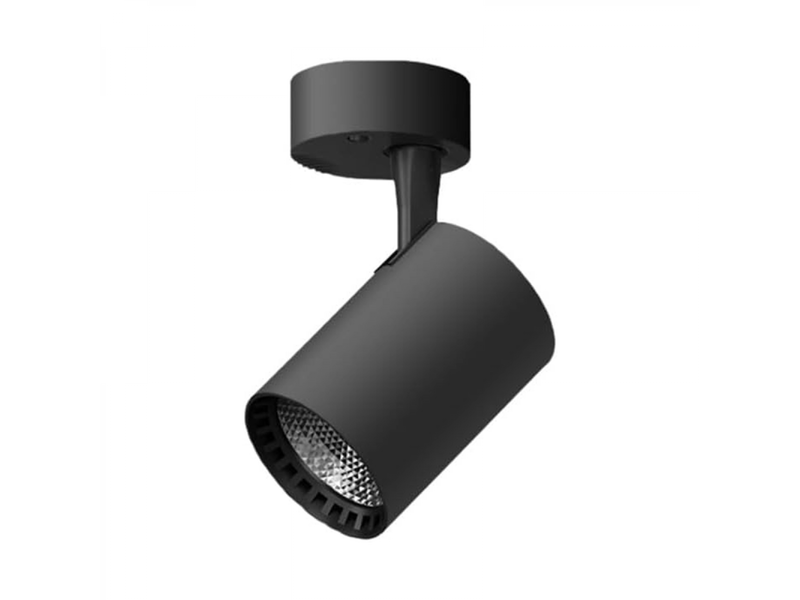  Éclairage de couloir, éclairage de balcon, spot orientable, éclairage d'îlot, éclairage de musée, éclairage de plafond en saillie, 30 w, 3 000, noir  - Conforama A
