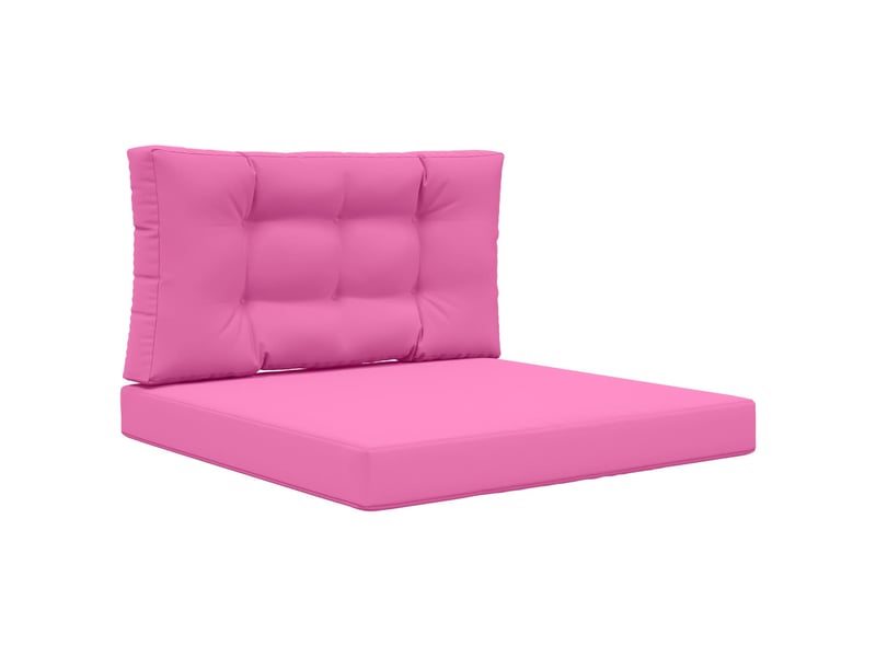  Coussin de canapé d'extérieur, coussin de chaise polyester rose 80 x 80 cm cf54142  - Conforama A