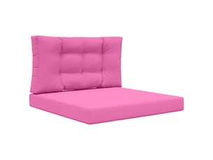 Coussin de canapé d'extérieur, coussin de chaise polyester rose 80 x 80 cm cf54142