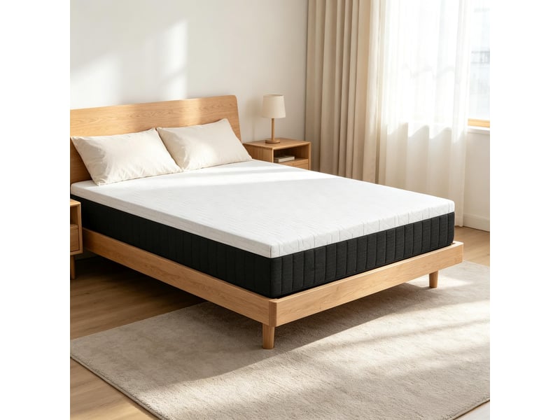  Matelas 2 personnes 140 x 190 cm, mousse à mémoire de forme, épaisseur 25 cm  - Conforama E