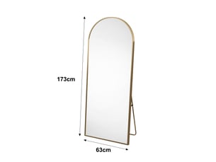 Miroir à poser coloris orange <strong></strong> <strong></strong> - 63 cm x 63 cm