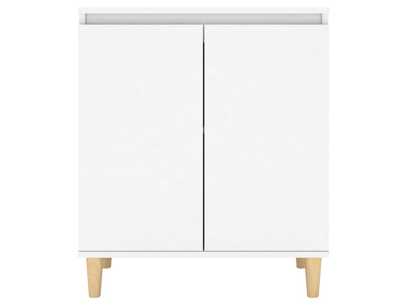  Buffet salon | buffet avec pieds en bois massif blanc bois d'ingénierie  - Conforama E