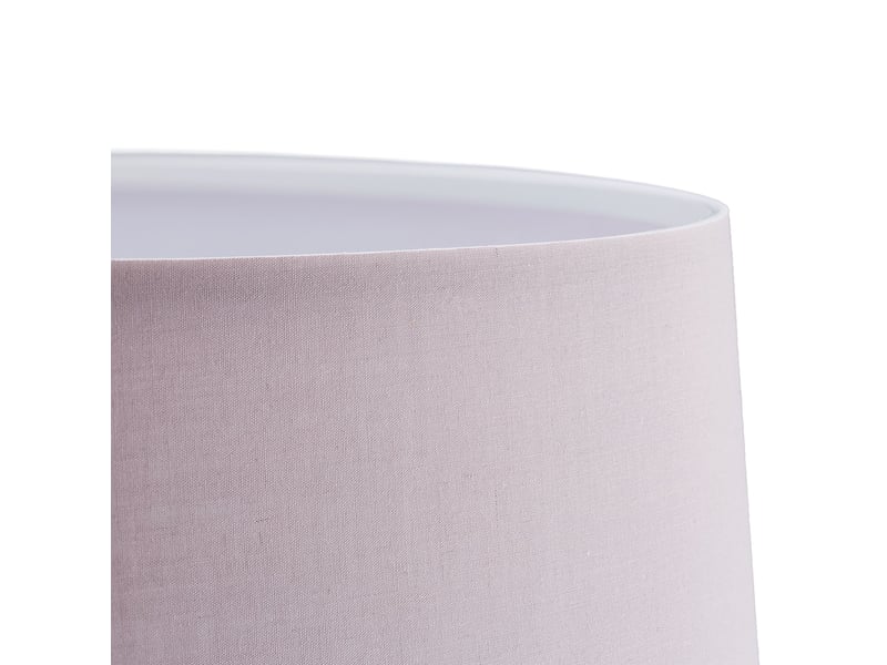  Lampe droite moderne pour salon chambre 148,5 x 40 cm avec abat-jour en tissu éclairage doux en fer noir 13_0009665  - Conforama D