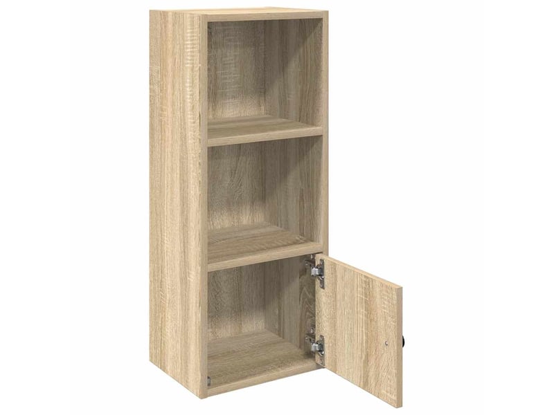  Bibliothèque, meuble de rangement salon chêne sonoma 31x24x77 cm bois d'ingénierie  - Conforama D