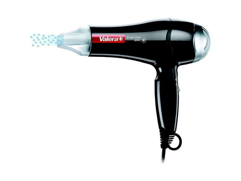 Sèche cheveux excel ionic ultra léger, 6 températures, 2000w valera - Conforama A