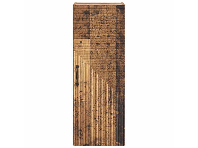 Armoire murale salon bois ancien 33x34,5x90cm bois d'ingénierie shl9007  - Conforama D