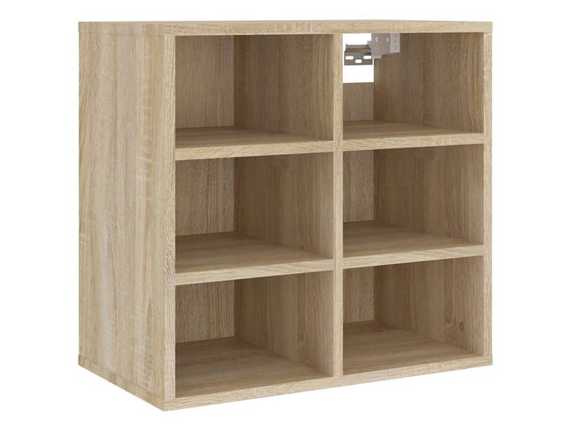  Meuble à chaussure, armoire à chaussures chêne sonoma 52,5x30x50 cm  - Conforama D