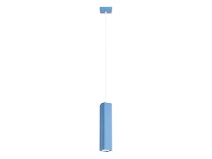 Suspension rayo 1 azur aluminium moderne 118x8x8cm