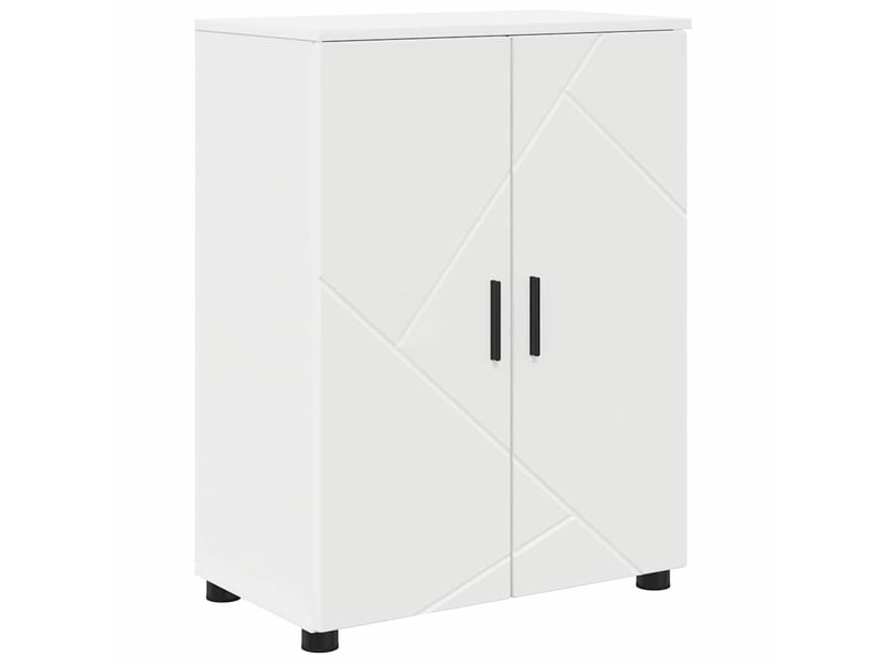  Cabinet de salle de bain, armoire salle de bain blanc 60 x 35 x 80 cm cf65241  - Conforama A