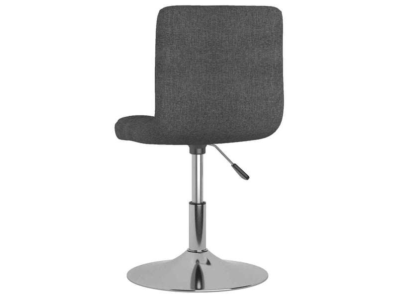  Tabouret de bar, chaise de bar pivotant gris foncé tissu  - Conforama E