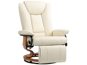Fauteuil relax électrique RAELUNYI Cuir / Tissu noir