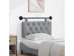 Tete de lit A poser largeur 100 cm <strong></strong> <strong></strong> argenté