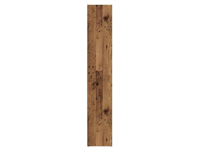  Bibliothèque, meuble de rangement salon vieux bois 36x30x171 cm bois d'ingénierie  - Conforama E