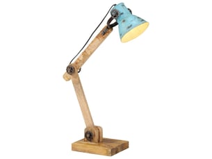 Lampe de bureau 25 w bleu délavé 23x18x96 cm e27
