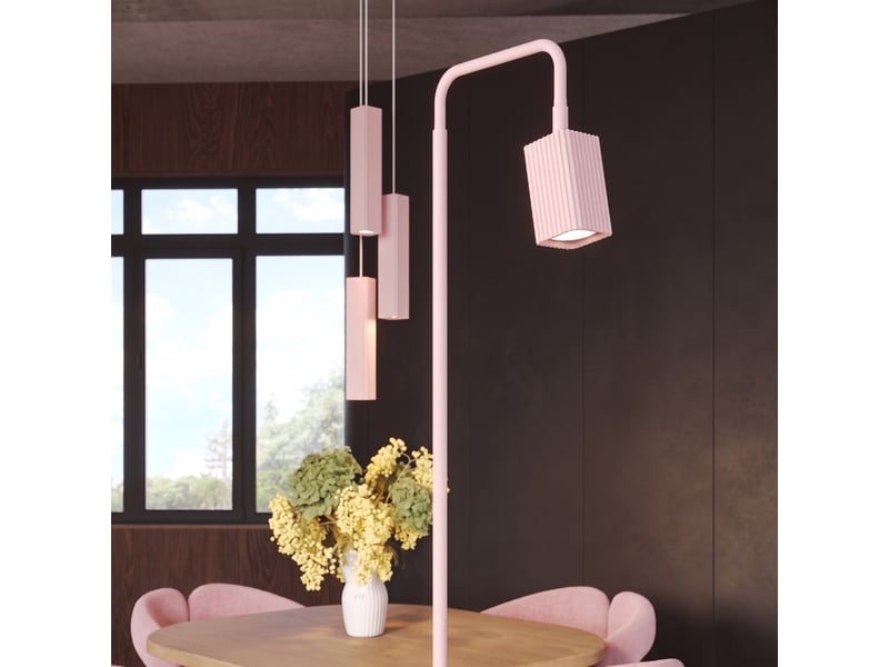  Suspension rayo 3l rose aluminium moderne 98x45x6cm SL.3282 - Conforama D