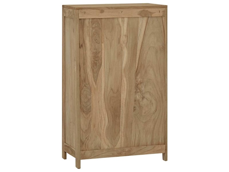  Commode chambre adulte, armoire à tiroirs 55x30x90 cm bois massif de teck  - Conforama D