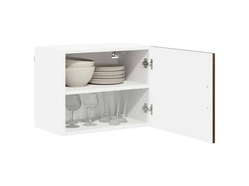Meuble mural de cuisine | armoire de cuisine 2 pcs chêne brun bois d'ingénierie shl2354 - Conforama C