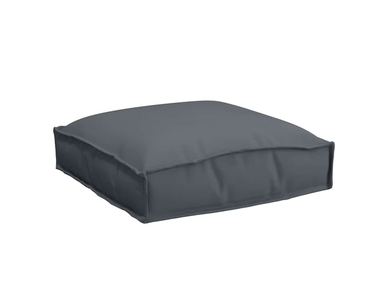  Lot de 2 coussins pour chaise, coussins d'extérieur tissu oxford anthracite 40 x 40 x 8 cm cf50044  - Conforama D