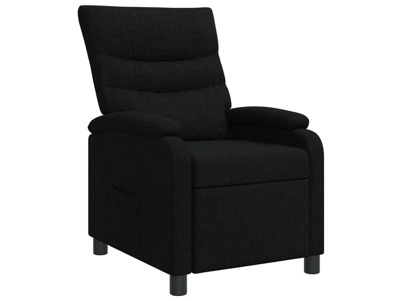  Vidaxl fauteuil inclinable noir tissu  - Conforama A