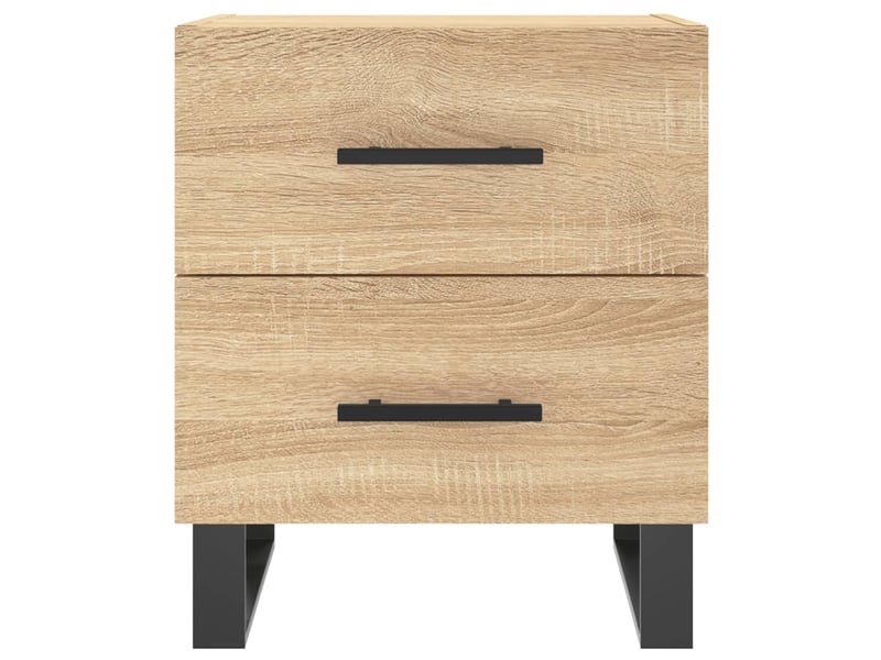  Table de chevet - cabinet de chevet - table de nuit chêne sonoma 40x35x47,5 cm bois d’ingénierie  - Conforama E