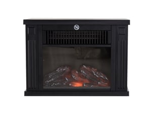 Cheminée électrique murale modèle 5, effet flammes réaliste, design moderne, pour salon