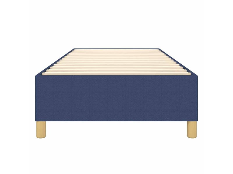  Lit simple- lit adulte -  cadre de lit à lattes bleu 80x200 cm tissu  - Conforama D
