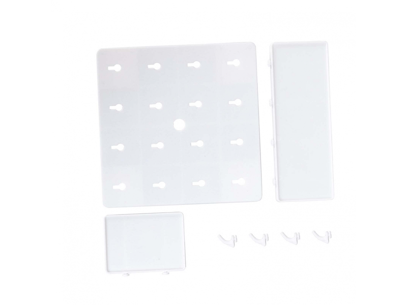  Étagère murale de chevet autocollante, forte capacité de charge, espace de rangement supplémentaire pour dortoir, chambre, salle de bain, cuisine  - Conforama E