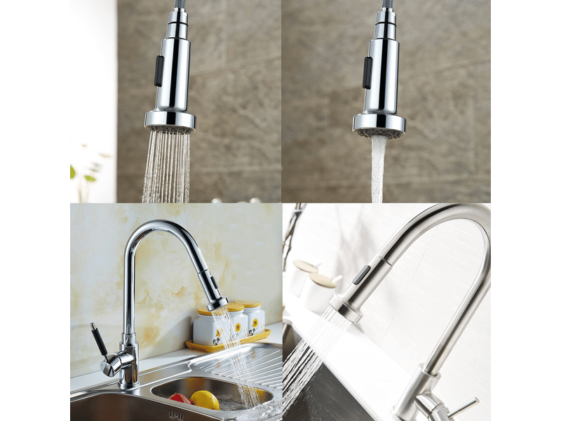  Douchette pour robinet cuisine douchette 2 modes tête robinet cuisine douchette remplacement douchette pour rétractable mitigeur cuisine,g12  - Conforama E
