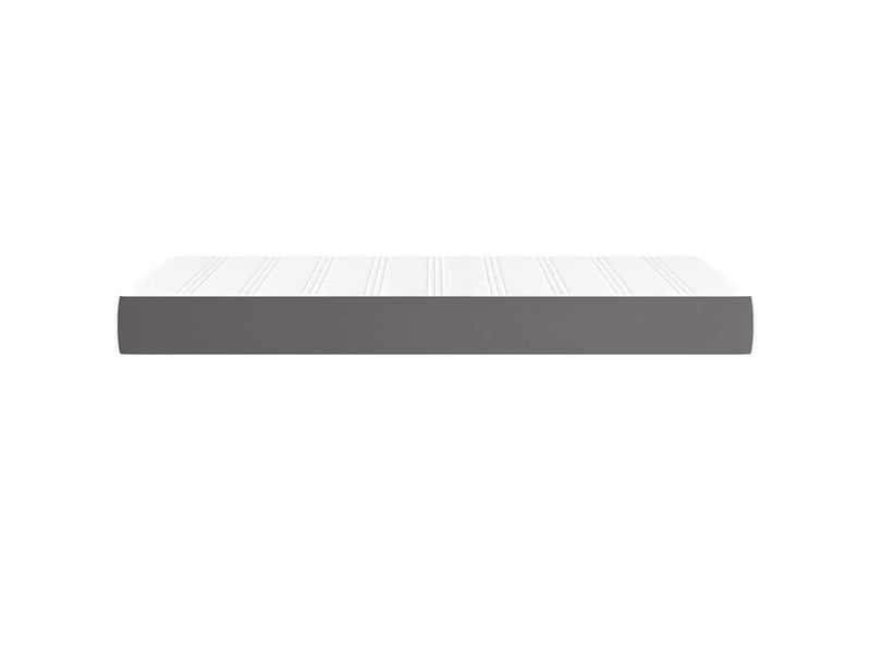  Matelas de lit à ressorts ensachés fermeté moyenne gris 100x200x20cm similicuir  - Conforama D