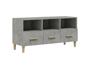 Meuble tv coloris gris 102 cm   