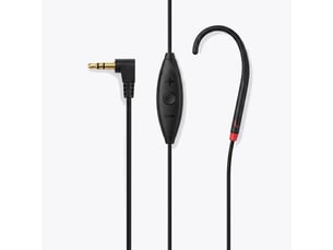 Écouteur jack 3.5mm pour senior avec micro intégré et prothèses auditives geemarc noir