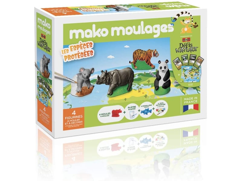  Les especes protegees coffret 6 moules 39061 - Conforama B