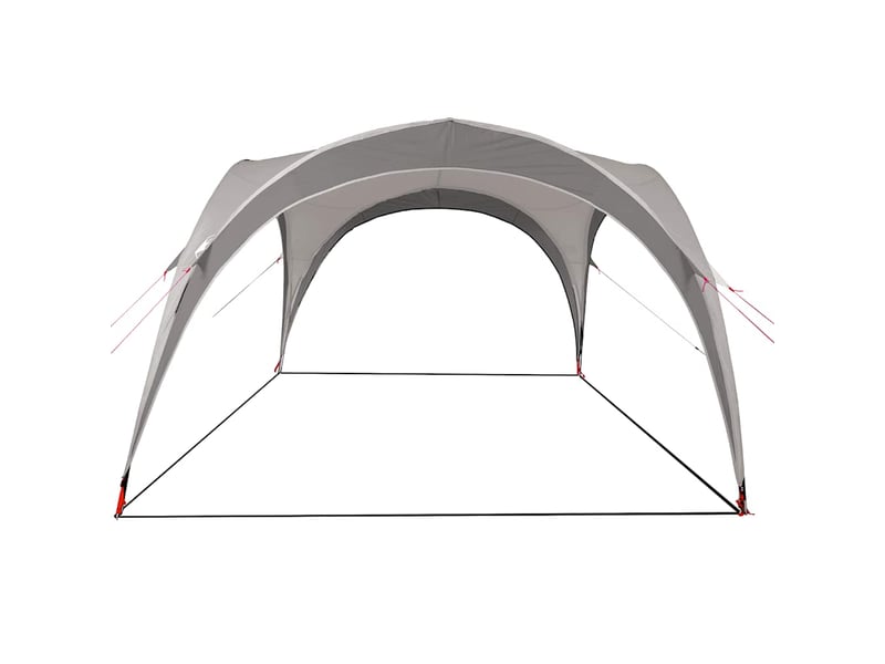  Tente de camping, tente de réception blanc imperméable 305x305x216 cm  - Conforama E