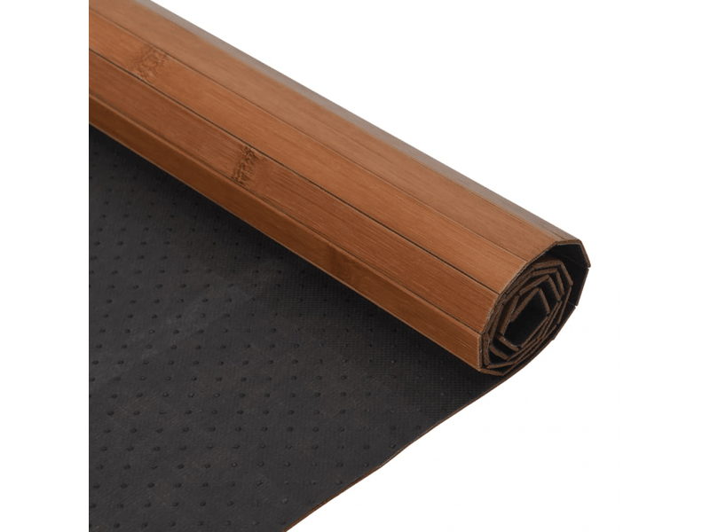  Tapis rectangulaire en bambou marron 100x100 cm - comfortxl 376800 - Conforama E