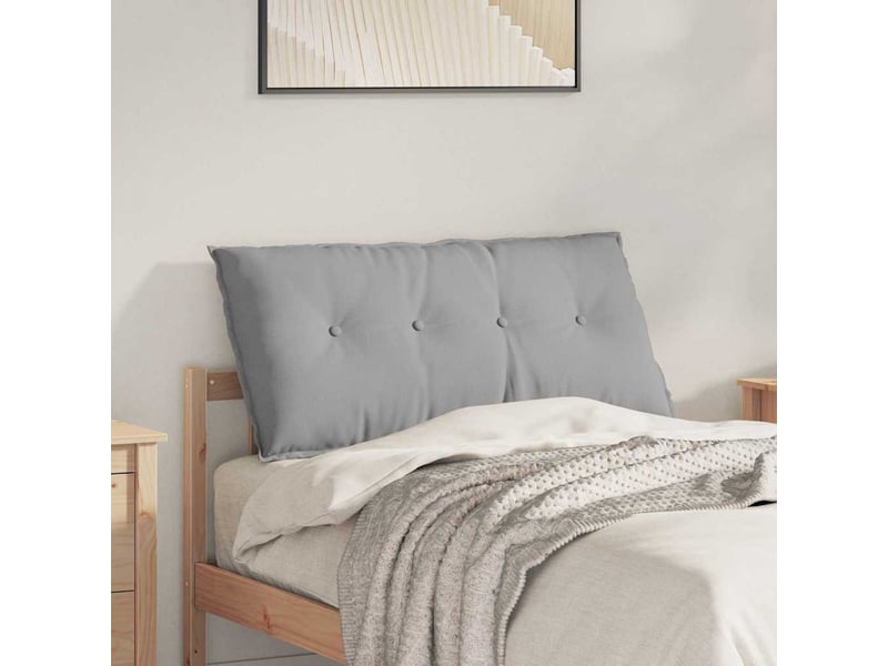  Coussin de dos, coussin de dossier gris nuage 100 x 19 x 50 cm tissu cf54734  - Conforama B