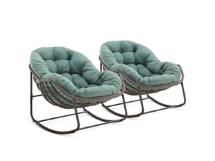 Fauteuil fixe   Coton / Polyester vert