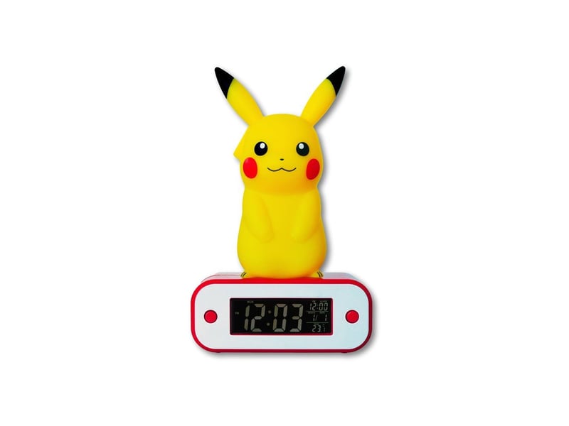  Réveil lumineux enfant pikachu affichage digital rétro eclairage led rouge et bord lumineux TEK1694778143316 - Conforama A