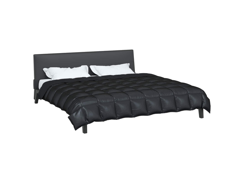  Duvet d'hiver - couette 200 x 220 cm 450 gm² noir  - Conforama C