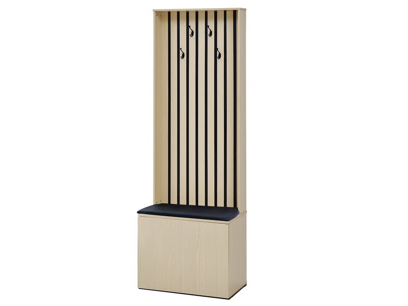  Portemanteau avec banc et rangement 61 x 179,5 cm en mdf  - Conforama W