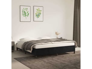Lit 2 places 180x200 cm coloris noir
