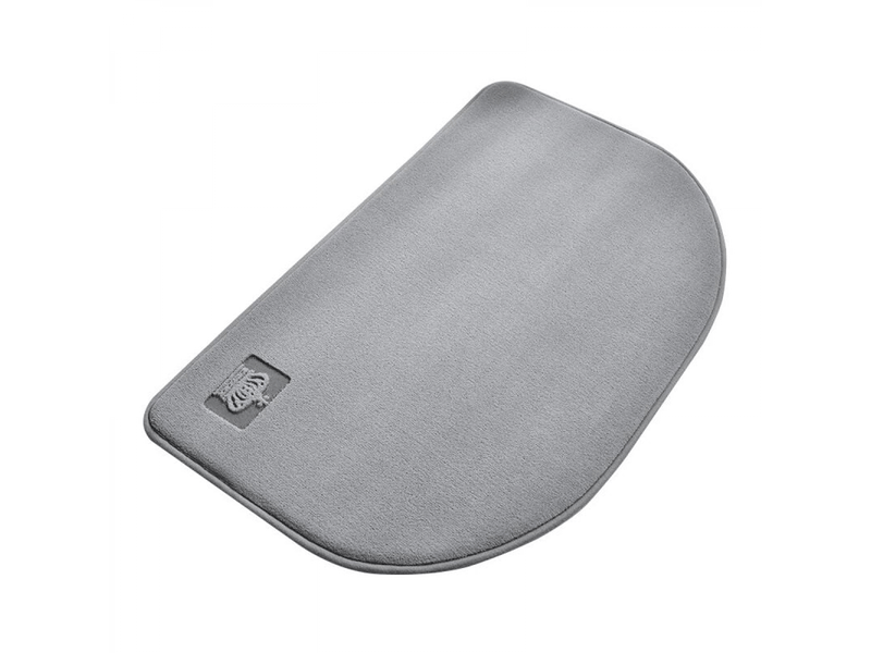  Tapis bain marron 40x60 cm, semi-circulaire, antidérapant, doux, pour chambre et salle de bain  - Conforama C