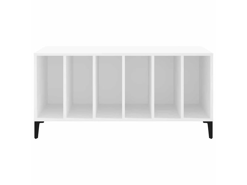  Armoire à disques, armoire de rangement blanc 100x38x48 cm bois d'ingénierie shl90650  - Conforama E