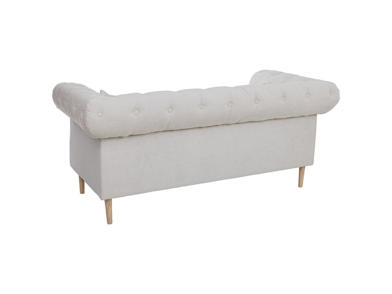  Canapé deux places en tissu gris 170x77x75 cm h  - Conforama D