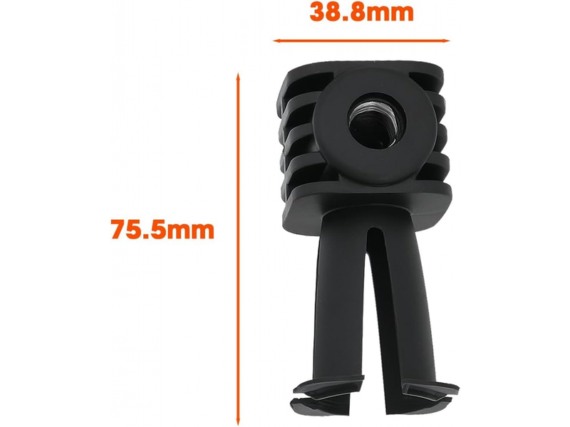  Boulons de fixation pour wc suspendus, kit de fixation universel pour wc suspendus, charnière de fixation (noir)  - Conforama E