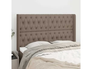 Tete de lit A poser largeur 147 cm   taupe